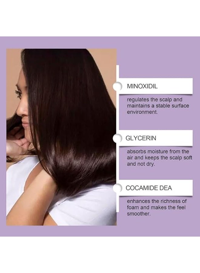 HOEGOA 5% Minoxidil Foam for Women Hair Growth Foam, Rosemary Hair Care Suitable for Hair Thinning Receding Hairline 100ml/3.38fl oz - Image 3