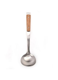 PARFAIT Stainless Steel Soup Ladle with Acacia Wood Handle Brown and Silver  8.5 x 9.5 x 35 cm N-C212KA0125  - Image 3