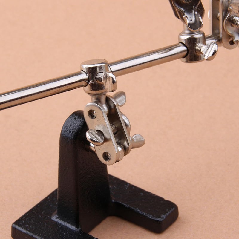 5X Magnifying Glass with Double Clip Bracket for Visual Aid and Craft Work - Image 3