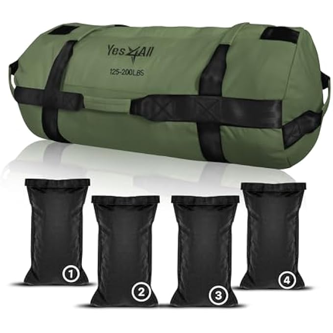 rayihni أكياس رمل قابلة للتعديل - أكياس رمل ثقيلة الوزن مع أكياس تعبئة فارغة للتمارين الكاملة للجسم، اللياقة البدنية، التمرين، التدريب - بألوان وأحجام متعددة - Image 1