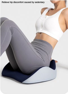 Generic Office chair cushion,rebound memory cotton cushion,thickened, chair mat, Black,45 * 36 * 13 cm  - Image 2