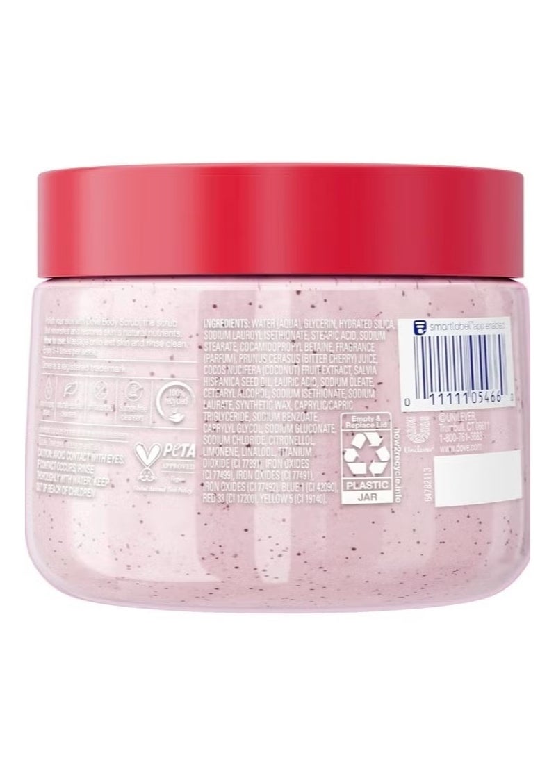 Dove Exfoliating Body Polish Crushed Cherries & Chia Milk 425g - Image 4