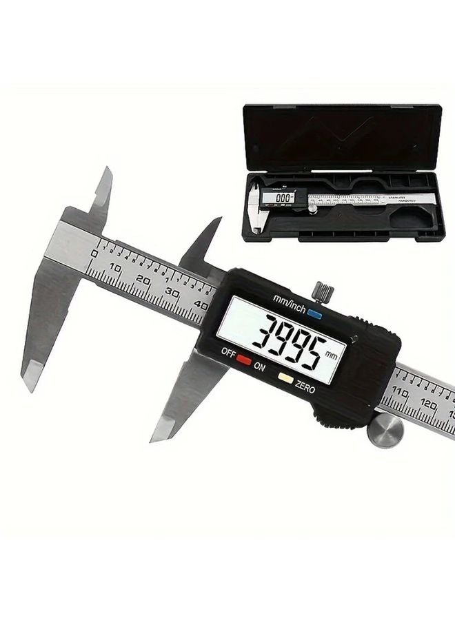1pc 304 Stainless Steel Digital Caliper Electronic Vernier Thickness Gauge 0 150mm - Image 1