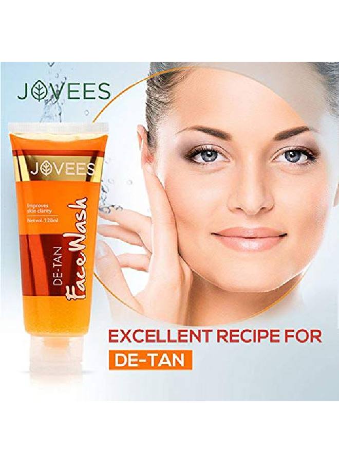 Jovees De Tan Face Wash 120Ml - Image 4
