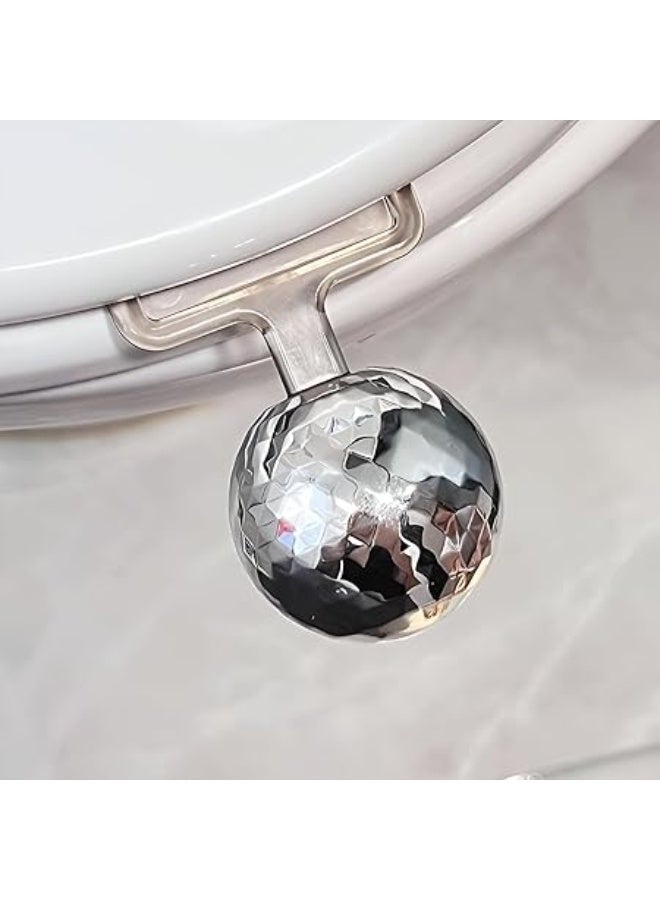 رافعة مقعد الحمام - مقبض ذاتي اللصق لسهولة الرفع، مثالية للاستخدام المنزلي والمكتبي والفندقي. - Image 3