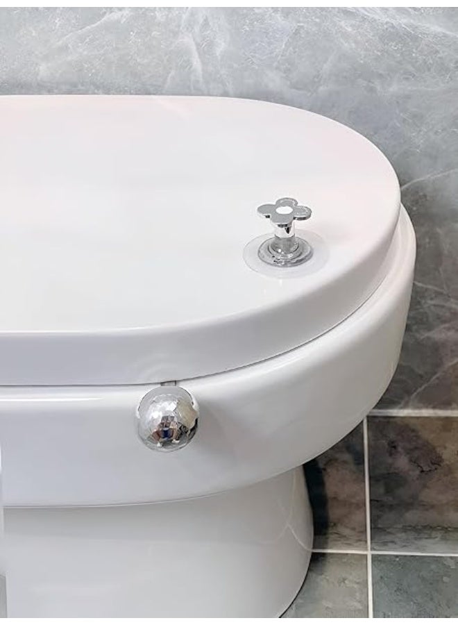 رافعة مقعد الحمام - مقبض ذاتي اللصق لسهولة الرفع، مثالية للاستخدام المنزلي والمكتبي والفندقي. - Image 4