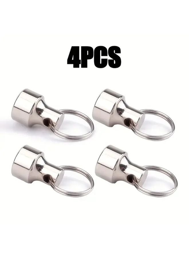 4 Heavy Duty Magnetic Metal Clips 11 Lbs Load Capacity Rust Proof Wall Mount For Outdoor Gear - Image 2