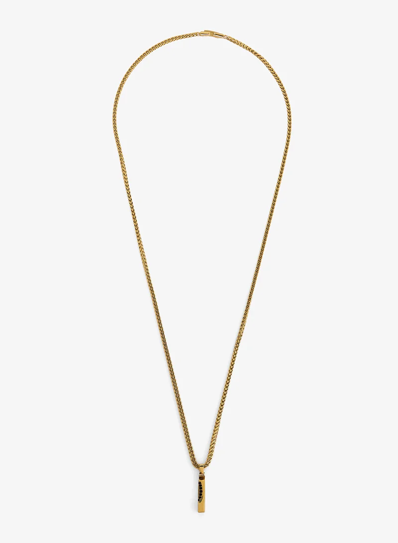 GUESS Eclipse Noir Non-Logo Necklace