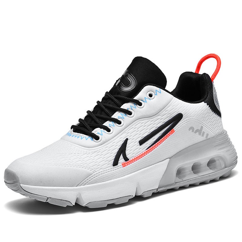 Fashion Breathable Running Shoes Unisex Spring/Fall A32 White  - Image 5