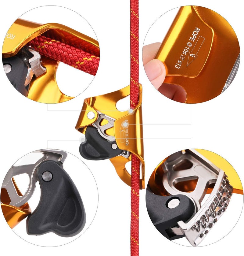 WILDKEN Rock Climbing Chest Ascender Climbing Mountaineering Tree Arborist Climbing Rappelling Equip for 10-13mm Rope - Image 5