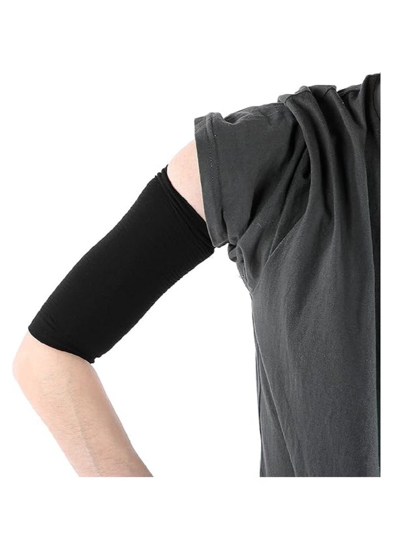 Generic - Flabby arm sleeve, soft compression sleeve for arm slimming for home work or at the gym, upper arm shaper, black color, one size - Image 1