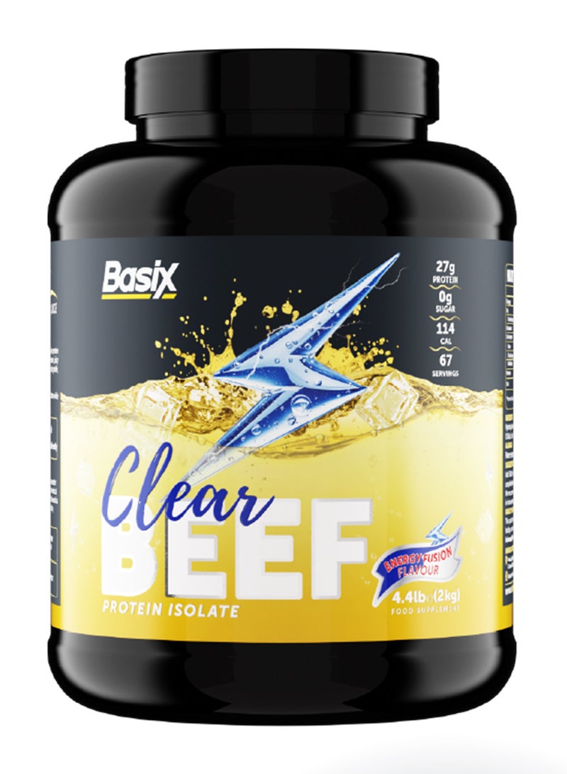 Basix Beef Protein Isolate Energy Fusion Flavour 4.4lb - Image 1