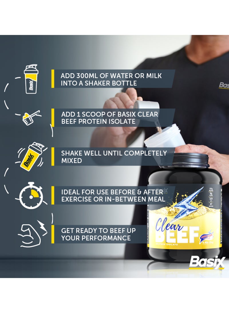 Basix Beef Protein Isolate Energy Fusion Flavour 4.4lb - Image 3