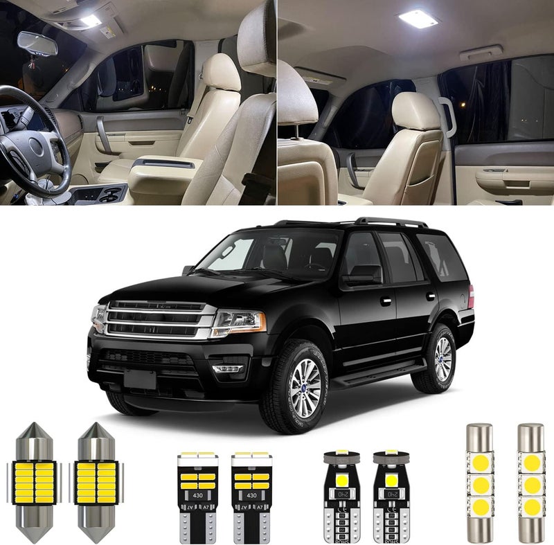 Xpismii 18 Piece LED Interior Light Kit for Ford Expedition - Image 1