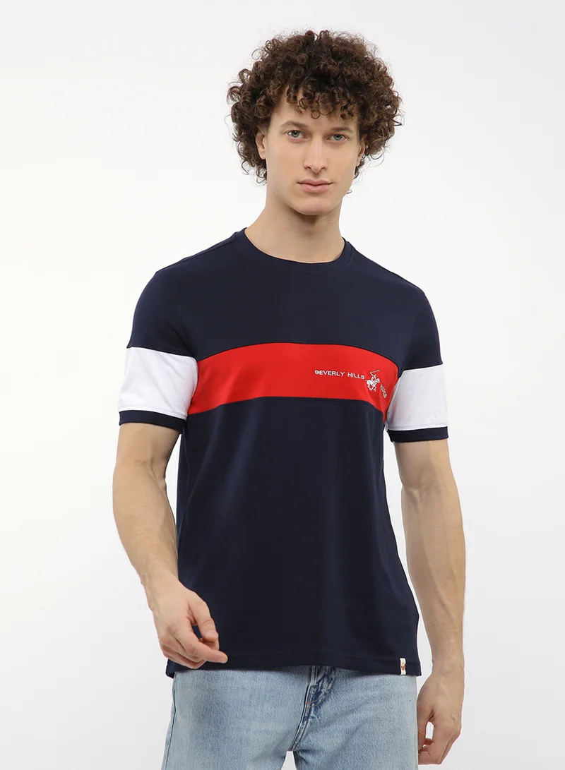 Striped Crew Neck T-Shirt