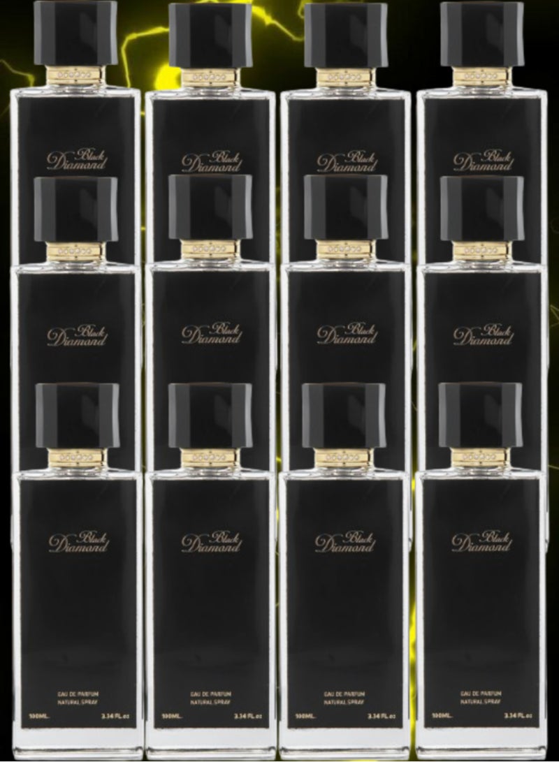 بانافع 12 قطع عطر بلاك دايموند بانافع 100 مل - Image 1