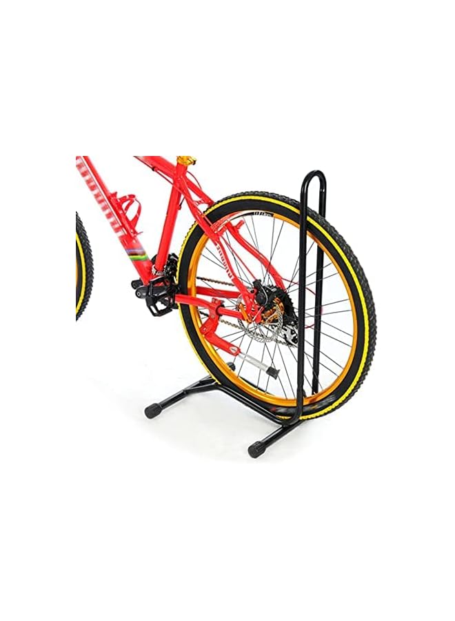 erorex Heavy L-Type Bicycle Coated Steel Display Floor Rack Mountain Bike Rack Parking Holder Bike Repair Stand Accessories(Black) - Image 4