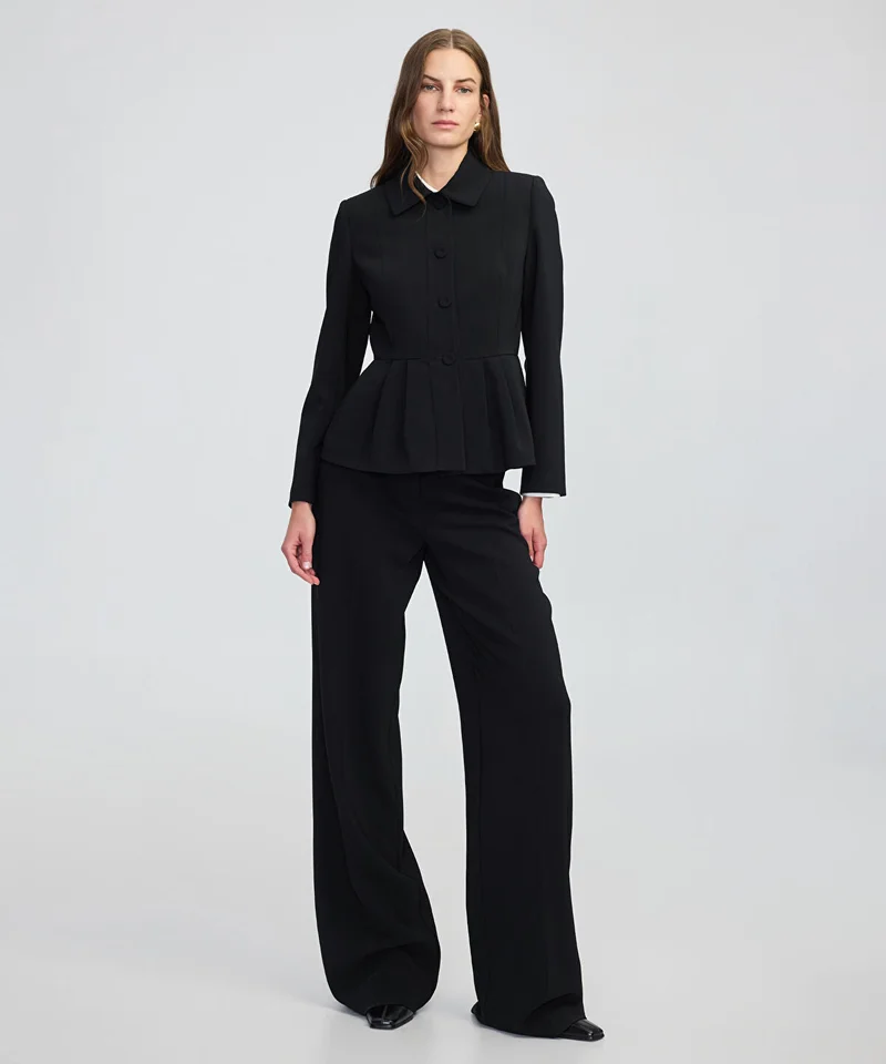 Ipekyol  Pleated Peplum Jacket for Women | Best Price UAE