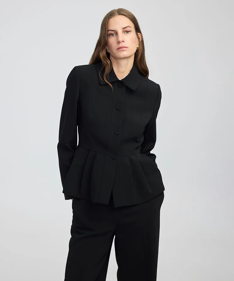 Ipekyol  Pleated Peplum Jacket for Women | Best Price UAE
