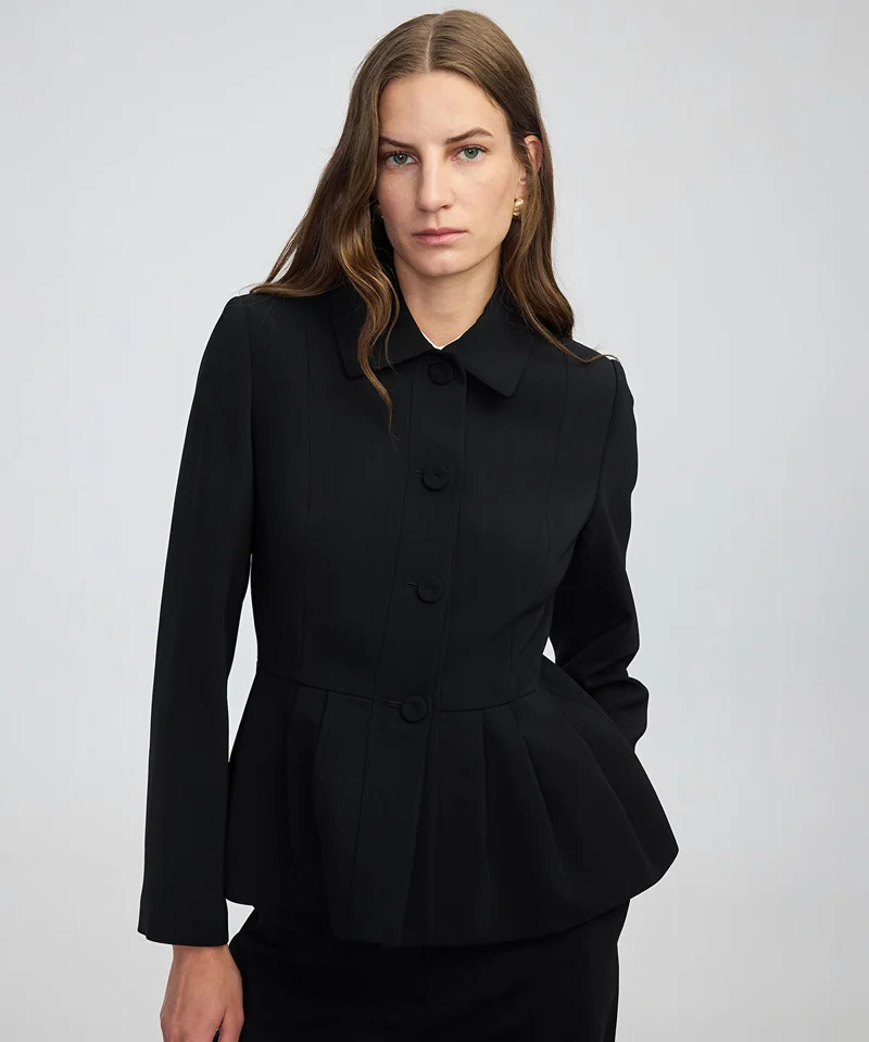 ابيكول Pleated Peplum Jacket