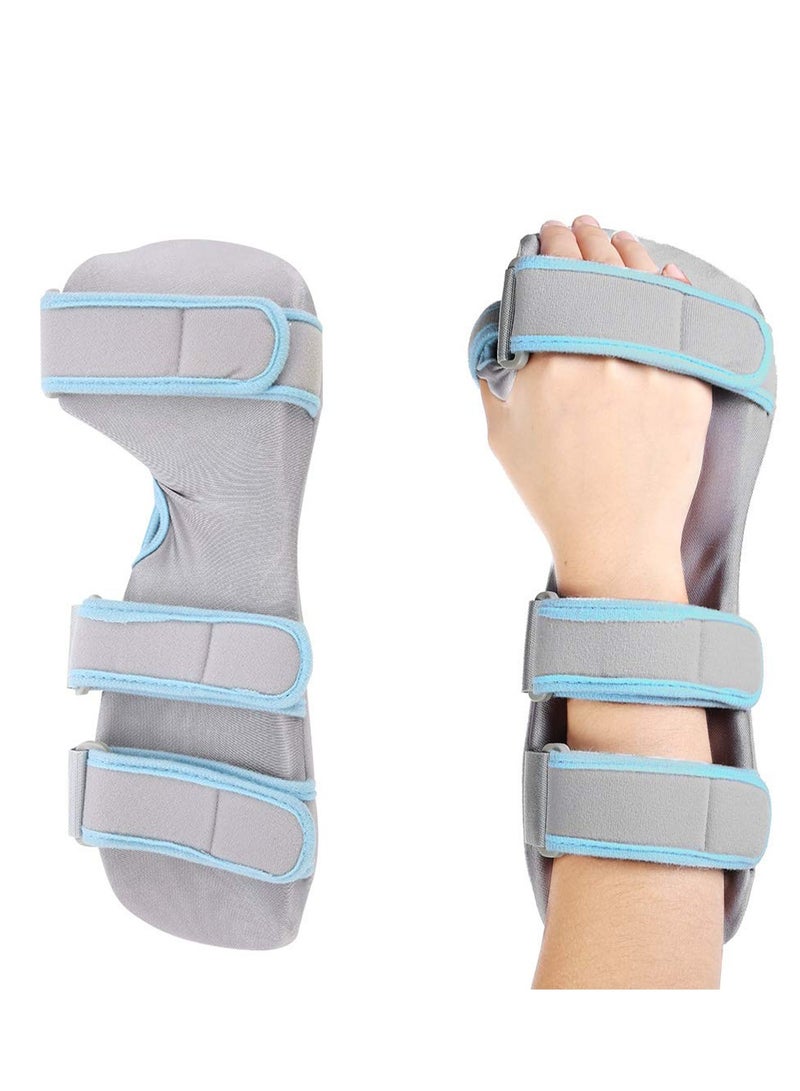 SYOSI جبيرة اليد المريحة، دعامة إصبع متعددة الأغراض قابلة للتعديل لكسور اليد، والالتواء في المعصم، وألم النفق الرسغي، - Image 1