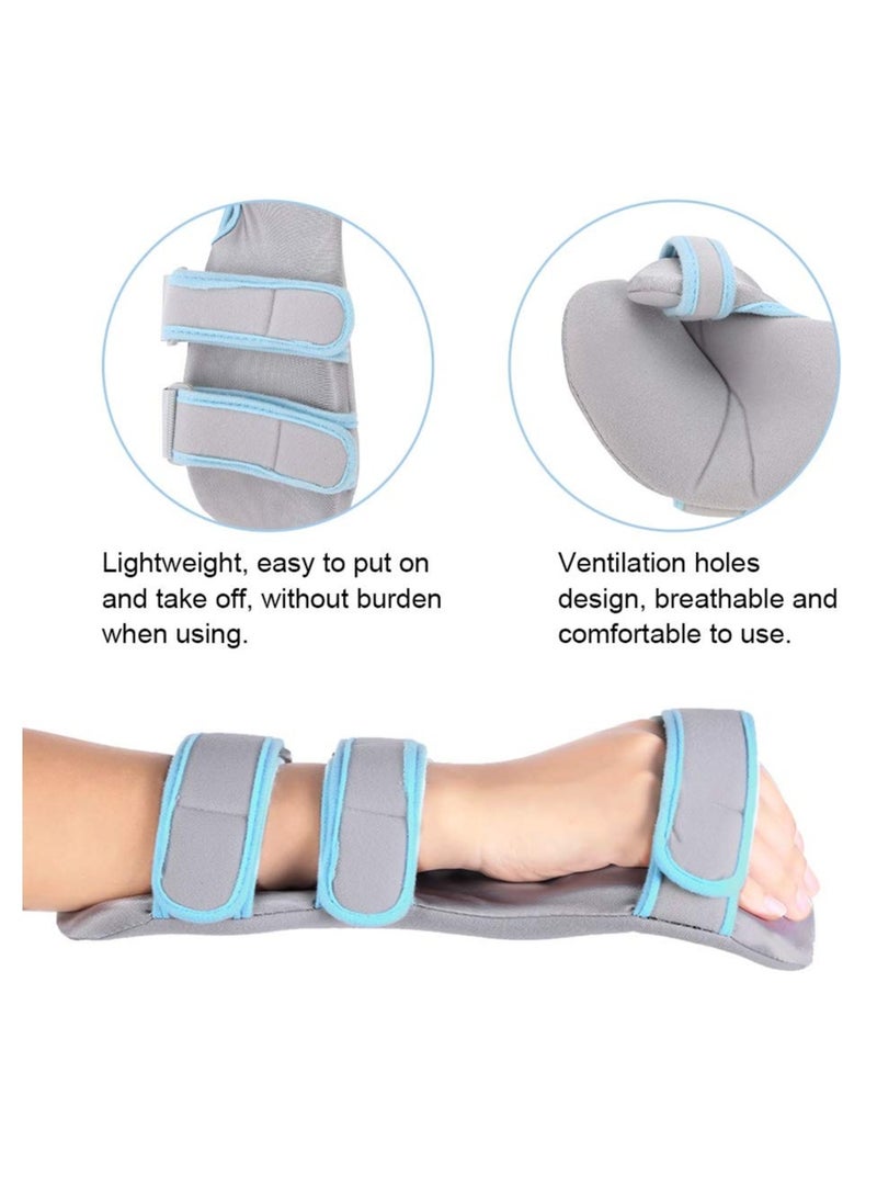 SYOSI جبيرة اليد المريحة، دعامة إصبع متعددة الأغراض قابلة للتعديل لكسور اليد، والالتواء في المعصم، وألم النفق الرسغي، - Image 5