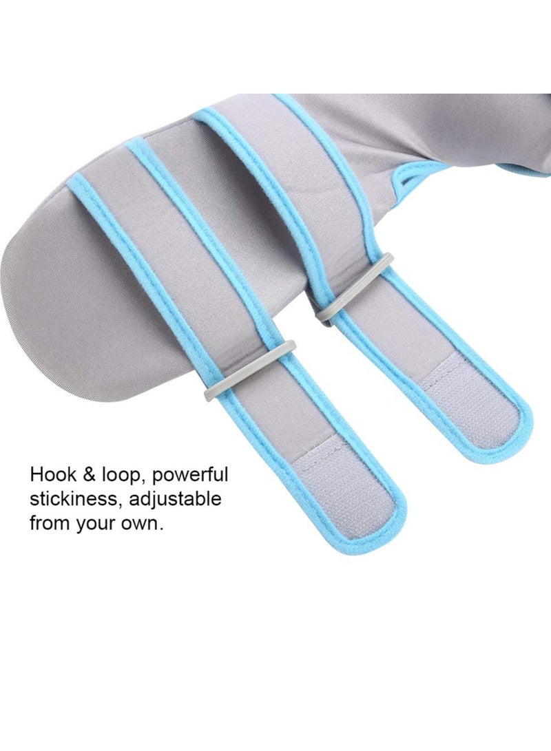 SYOSI جبيرة اليد المريحة، دعامة إصبع متعددة الأغراض قابلة للتعديل لكسور اليد، والالتواء في المعصم، وألم النفق الرسغي، - Image 4