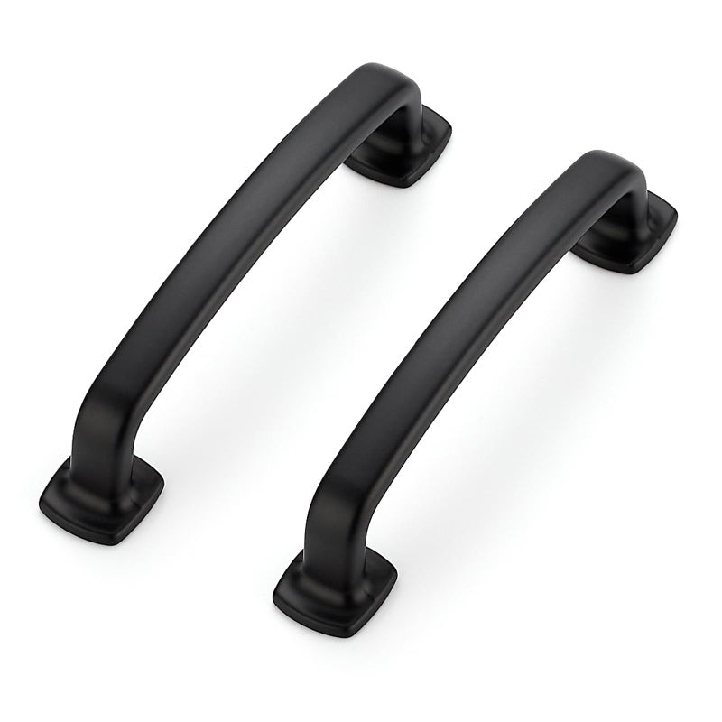 Ravinte Decor 5 Pack Arch Cabinet Pulls 334 Inch Black Drawer Handles for Kitchen Dresser Cabinet Doors Curved Solid Hardware - Image 2