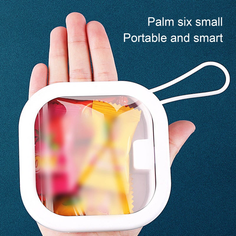 Desktop Portable Storage Box Transparent Mini Storage Box Desktop Finishing Plastic Portable Household - Image 3