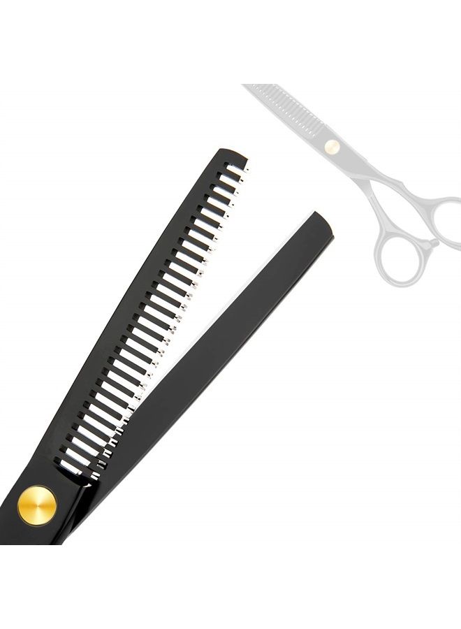 Himart Professional Home Hair Cutting Kit - Quality Home Haircutting Scissors Barber/Salon/Home Thinning Shears Kit with Comb and Case for Men and Women (Black #2) - Image 3