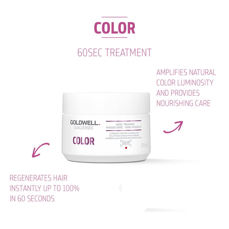 Goldwell Dualsenses Color Brilliance 60sec Treatment 200mL - Image 2