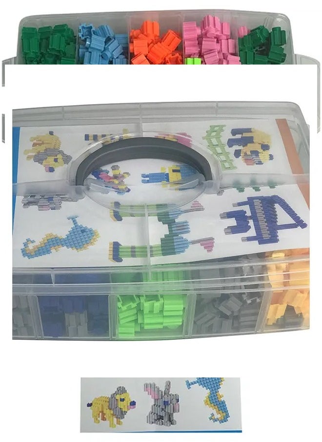 Brain Giggles Brain Giggles 500pcs DIY Building Block Set for Kids  - Image 4