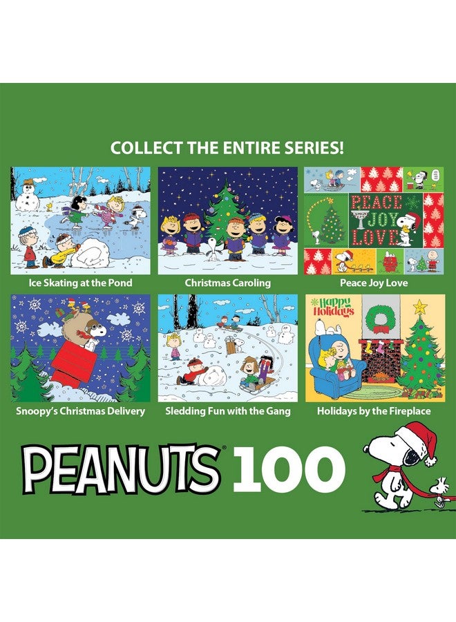 RoseArt Peanuts Christmas Caroling 100 Piece Jigsaw Puzzle For Kids And Adults - Image 4