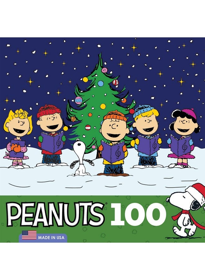 RoseArt Peanuts Christmas Caroling 100 Piece Jigsaw Puzzle For Kids And Adults - Image 3
