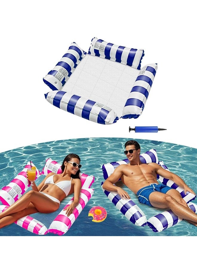 Rocket Flyer Inflatable Pool Float Chair Lounge for Floating, Inflatable Pool Float Hammock, Multi-Purpose Water Hammock with Arm, Inflatables Pool Rafts Bed for Swimming Pool Beach Sea - Image 1