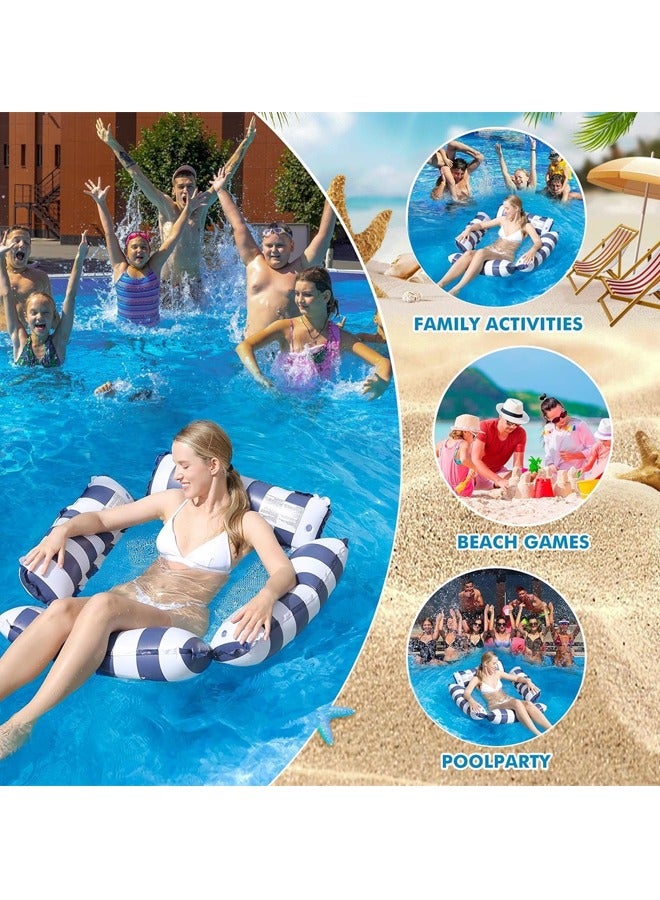 Rocket Flyer Inflatable Pool Float Chair Lounge for Floating, Inflatable Pool Float Hammock, Multi-Purpose Water Hammock with Arm, Inflatables Pool Rafts Bed for Swimming Pool Beach Sea - Image 5