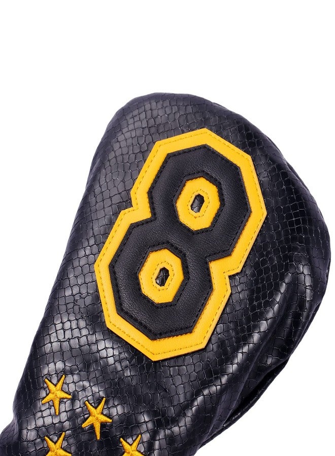 SHABIER Golf Sports Style Golf Wood Club Headcover Driver Cover for Taylormade M5 M6 Driver (Black 24 Driver Cover) - Image 4