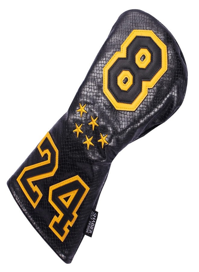 SHABIER Golf Sports Style Golf Wood Club Headcover Driver Cover for Taylormade M5 M6 Driver (Black 24 Driver Cover) - Image 2