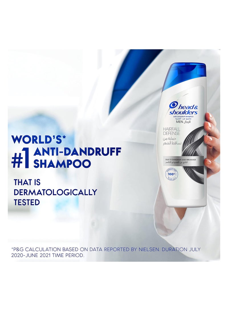 Head & Shoulders Head & Shoulders Men Hairfall Defense Anti-Dandruff Shampoo, 400ml  - Image 2