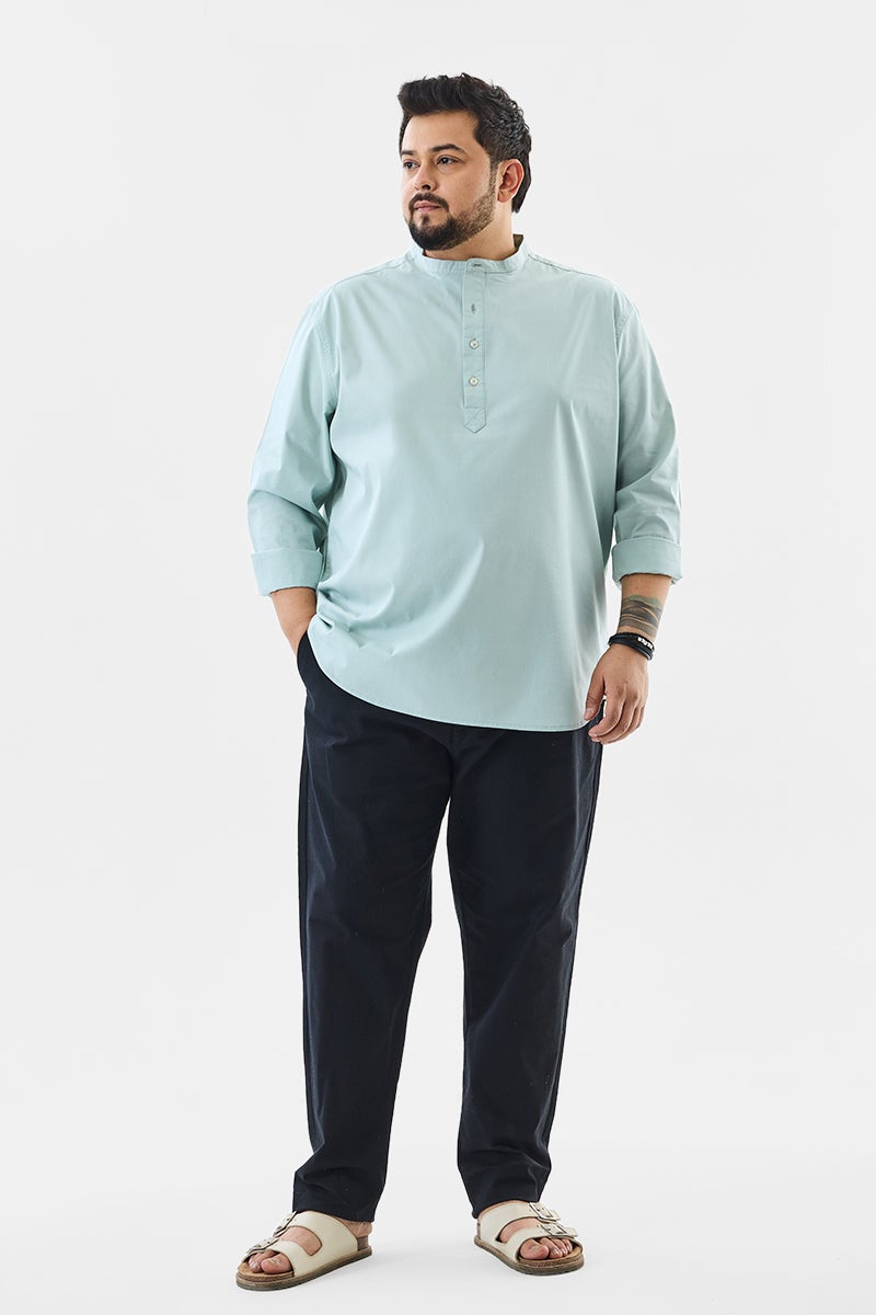 SNITCH Regular Fit Stretch Plus Size Kurta Shirt - Image 2