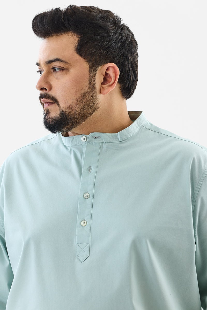 SNITCH Regular Fit Stretch Plus Size Kurta Shirt - Image 3