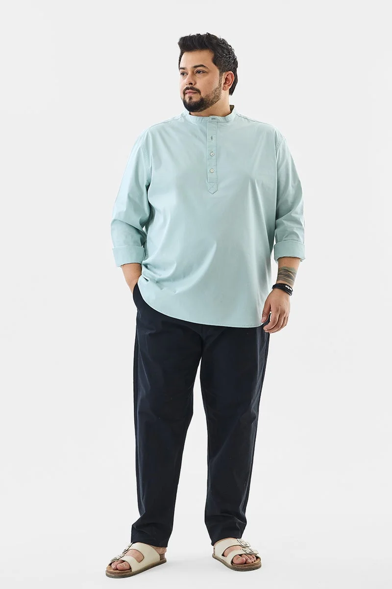 SNITCH Regular Fit Stretch Plus Size Kurta Shirt