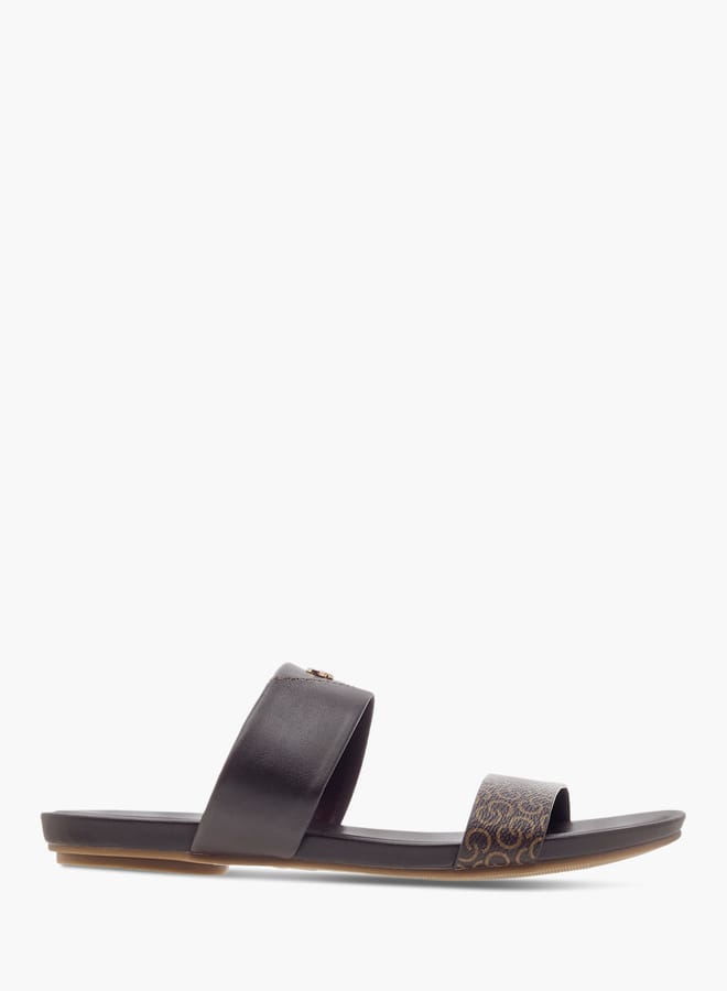 Celeste Women's Solid Slip-On Sandals - Image 1