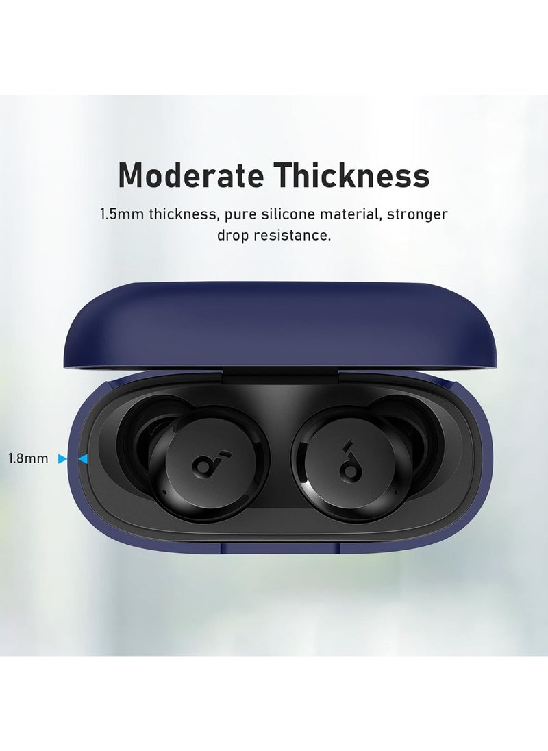 Generic Earphone Protective Case Suitable For Anker Soundcore A20i Cover Shockproof Shell Washable Silicone Housing Anti Dust Sleeve Frame (Blue)  - Image 3