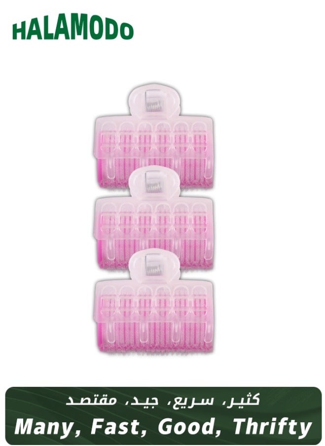 3-piece Set of Bangs Curlers, Self-adhesive Curling Tools, Home Styling Curlers, Plastic Magic Curlers