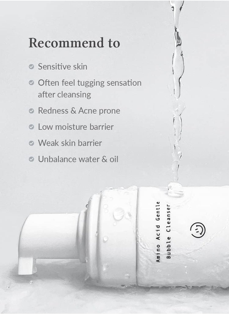 Dr.althea Dr. Althea Amino Acid Gentle Bubble Cleanser – Deep Cleansing & Hydrating Face Wash, 140ml – Soothing & pH-Balanced for Sensitive Skin  - Image 5
