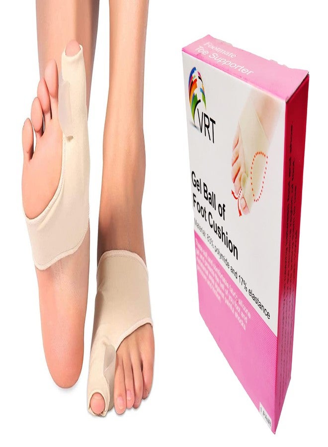 VRT® Toe Pad Bunion Protector Sleeves and Bunion Pain Relief Socks,Soft Gel Pad Toe Protection Socks for Bunions Pain Relief,Hallux Valgus Corrector Sleeve,Foot Care - Image 1