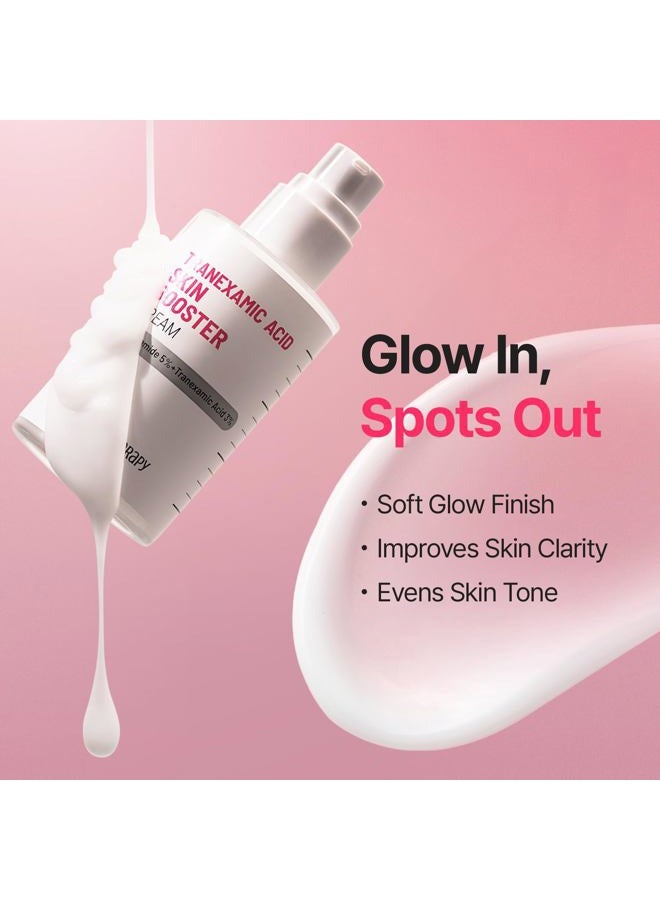 MEDITHERAPY Tranexamic Acid Skin Booster Cream 3.4 Fl Oz - 5% Niacinamide & 3% TXA Korean Face Moisturizer - Gentle Face Cream for Improved Clarity & Even Skin Tone - Radiant Complexion, Natural Color - Image 4