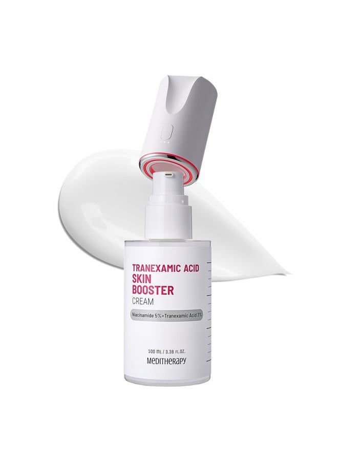 MEDITHERAPY Tranexamic Acid Skin Booster Cream 3.4 Fl Oz - 5% Niacinamide & 3% TXA Korean Face Moisturizer - Gentle Face Cream for Improved Clarity & Even Skin Tone - Radiant Complexion, Natural Color - Image 1
