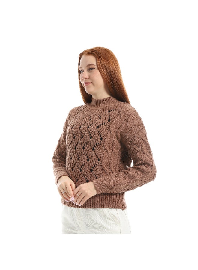 Coctail 17413-Pullover-brown - Image 2